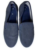 Sperry (8) Seaside Navy Emboss Woven Textured Elastic Slip On Loafer Shoe Photo 0