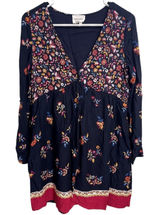 Sézane Daphna Mini Dress Floral Babydoll Boho Hippie Prairie Size 36 (US 4) Photo 0