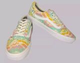 Vans Women 8 Psychedelic Tie Dye Pastel Old Skool Low Shoes Sneakers 500714 Photo 0