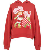 Strawberry Shortcake Hoodie Women XL Red Retro 80s Kidcore Gingham Loungewear Photo 0
