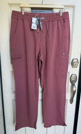 FIGS Dowa Relaxed Straight Leg Scrub Pants Mauve Pink Size XXL NEW Photo 0
