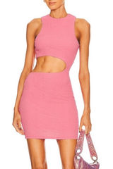 Lovers & Friends Revolve Lavallette Mini Dress in Bubblegum Pink Photo 0