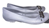 Crocs Womens Gianna Black Chain Link Ballet Flat Shoes Black Slip On Size 6 Photo 0