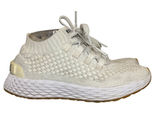 Nobull White Knit Running Shoes Size 7.5 Womens Lightweight Breathable Athletic Photo 0
