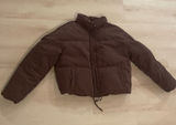 Brown Puffer Jacket Size M Photo 0