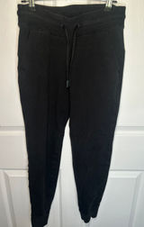 Lululemon Scuba Jogger 6 Black High Rise Fleece Tapered Sweatpants Athleisure Photo 0