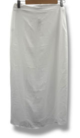 Anthropologie Sunday in Brooklyn White Sheer Side Slit Maxi Skirt Sz XS NEW Photo 0