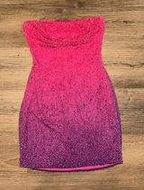 Oh Polly Mini Dress Embellished pink and purple Photo 0