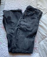 ZARA Black Jeans High-Rise Straight Leg Photo 0