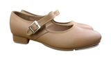 Mary Jane Tap Shoes Size 7A Narrow Beige Tan Dance Shoes Buckle Strap 7‎ Women Photo 0