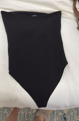 ZARA Contour Bodysuit Black Photo 0