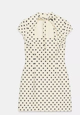 ZARA Polka Dot Mini Dress Photo 0