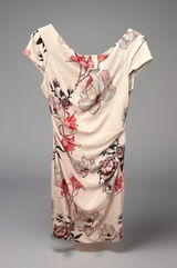 White House‎ Black Market White Lily Floral Print Cap Sleeve Dress Women’s Sz 6 Photo 0
