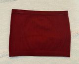 Bozzolo Dark Red Tube Top Photo 0