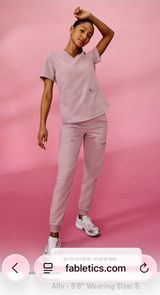 Fabletics Scrub Set built in bra Photo 0