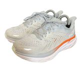 Hoka One One Clifton‎ 8 Women’s Size 9 B Running Shoes Blue Orange Sneaker Photo 0