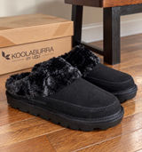 Koolaburra by UGG Women’s “Tizzey” Black Suede Platform Slippers Size 10 NIB Photo 0