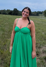 Green maxi dress Size M Photo 0
