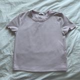 Aritzia villa pink besthug little ribbed tshirt Photo 0