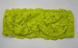 Aerie Bandeau Bra 32D Neon Yellow‎ Green Lace Strapless Floral NWT Rave Summer Photo 0