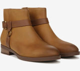 VIONIC Rhiannon Bootie Western, Cognac Oil Nubuck, Size 7.5, NWOT Photo 0