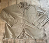 Skims Poplin Sleep Button Up Top Unisex Size Large Gray‎ Long Sleeve Loungewear Photo 0