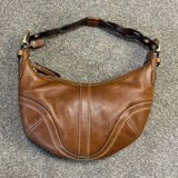 Rare Vintage Coach Tobacco Brown Leather Soho 10042 Leather Shoulder Bag Y2K Photo 0