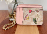 NWT Coach X Observed By Us Zip Card Case In Signature Canvas Photo 0