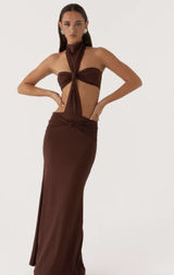 Peppermayo elinor brown maxi dress  Photo 0
