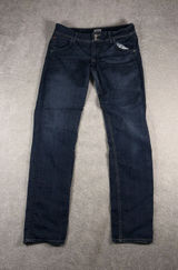 Hudson Gray Hudson Jeans Women's Size 31 Blue Collin Low Rise Skinny Button Flap Photo 0