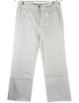J. Crew Sailor mid-rise relaxed demi-boot jean in white 27 BZ728 NWT Photo 0