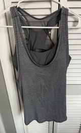 Lululemon Glide & Stride Tank Top in a gray animal print colorwa Photo 0