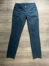 Kuhl Blue Straight Leg Zip Pocket Drawstring Outdoor Hiking Sporty Pants Size 6 Photo 0
