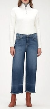 New Banana Republic High Rise Wide leg cropped Jeans Photo 0