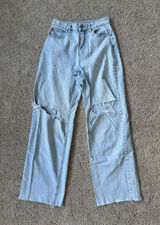 Garage Jeans Street Wide-Leg Ripped Photo 0