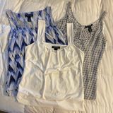 White House Black Market Crop Top 3-Pack women sz S Photo 0