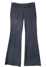 The Limited Drew Fit Dress Pants‎ Size 0 Blue Gray Wide Leg Flare Office NWT Photo 0