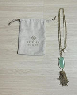Women’s Kendra Scott Boho Necklace Blue And Gold Vibe Festival Necklace Photo 0