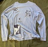 Topshop long sleeve light blue tee Photo 0
