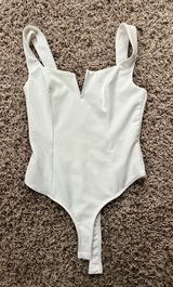 White ASTR Bodysuit The Label Photo 0