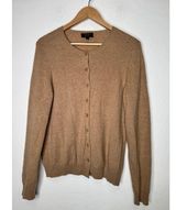 Charter Club Cashmere Womens Light 100% Cashmere Button Down Large Photo 0