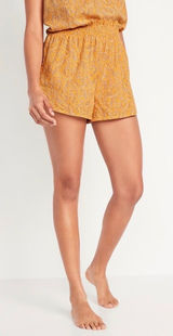 Old Navy High-Waisted Floral Sleep Shorts Photo 0
