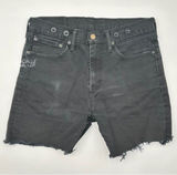 Levi's 510 Black Denim Cut-Off Shorts Size 31 Photo 0