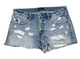 WOMENS Abercrombie & Fitch Harper Low Rise Denim Distressed Jean Shorts Size 10 Photo 0