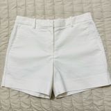 GAP Women White Tailored High Rise Pocketed‎ Casual Elegant Shorts Size 0 Photo 0