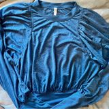 Soft blue top Free People Photo 0
