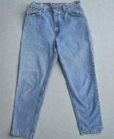VTG Levi’s 951 Jeans Orange Tab 28x27 Relaxed Tapered Light Wash Mom USA Made Photo 0