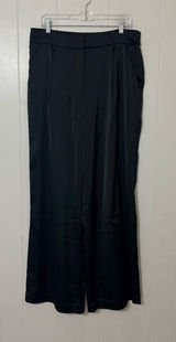 House of Harlow 1960 Satin Wide Leg Pants Black Size XL Photo 0