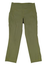 Lululemon Swift‎ High Rise Crop 21" Green Yoga Workout Leggings Women's 6 W6CBKS Photo 0