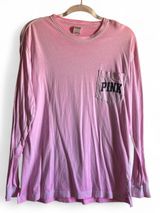 PINK Victoria's Secret Pink Cotton Long Sleeve Pocket Tee Photo 0